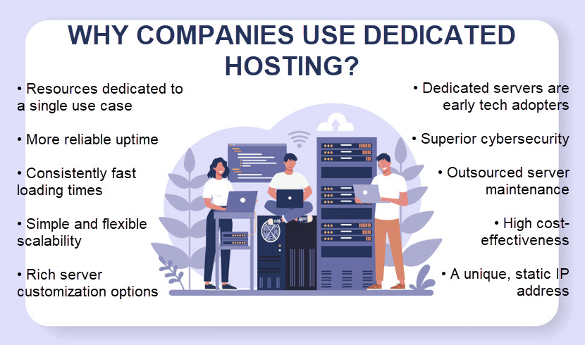 Dedicated server benefits