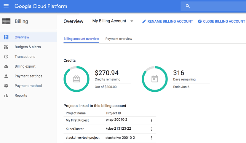 GCP Billing 