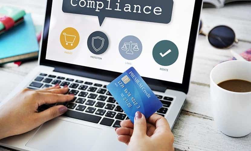 woman checking an account