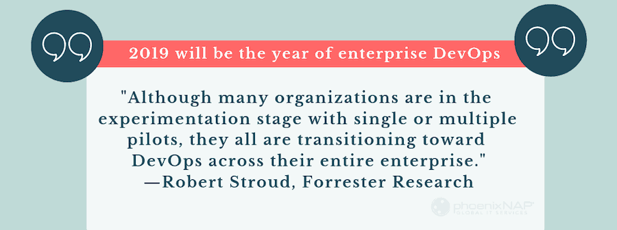 quote on the growth of enterprise devsecops and security