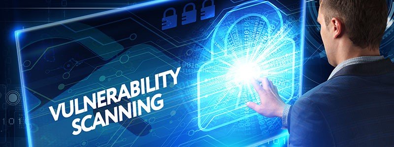 Vulnerability Scanning process image on a monitor