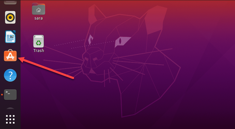 Open Ubuntu Software Center