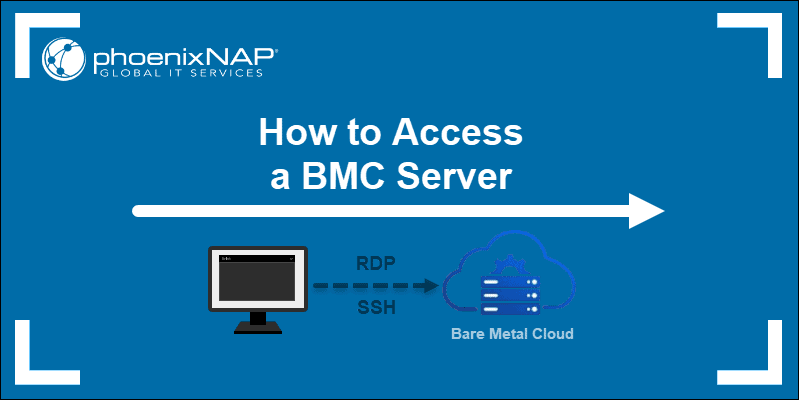 How to access a BMC server user guide