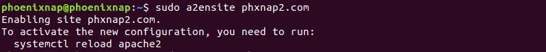 Enable virtual host configuration files for multiple domains.