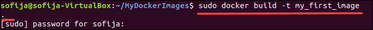 example of a command to build docker image from dockerfile