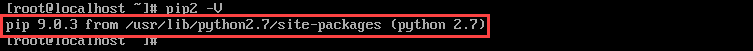 Check Pip 2 version on CentOS 8