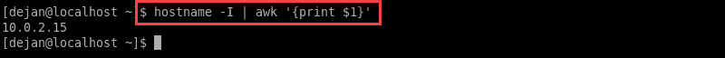 How to find your system's IP address.