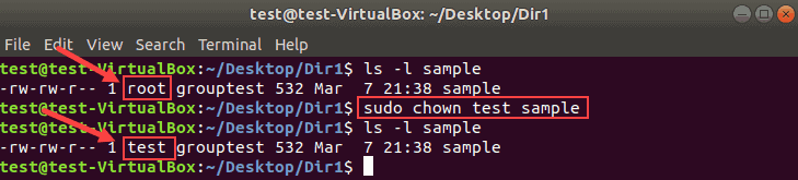 Change the owner of the file with chown command.