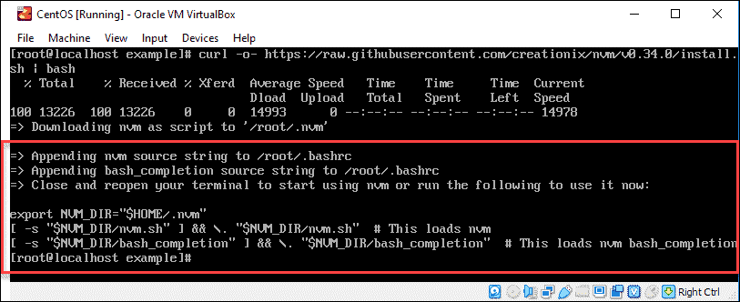 command to instruct the system to clone the NVM repository and add the NVM path to ZSH or Bash