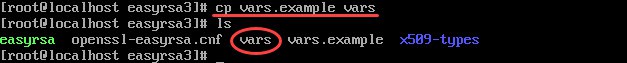 Copy the vars file from the sample vars file.