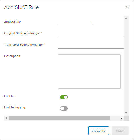 creating a source nat rule in vcloud director
