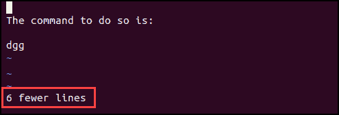 6 lines removed