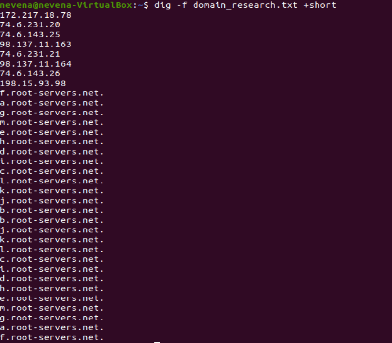 Access to multiple domain lookup using batch mode
