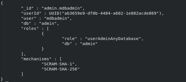 Display user details.