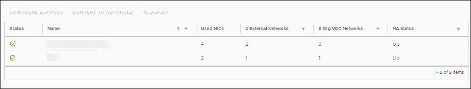 edge gateway configuration in vcloud director
