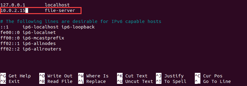 How to change the hostname by editing the hosts file.