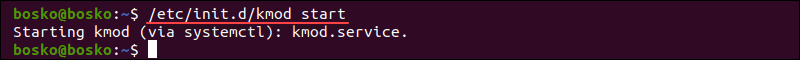 Start kmod service on Ubuntu to monitor hardware temperature.