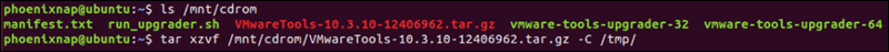 extract tar file in red
