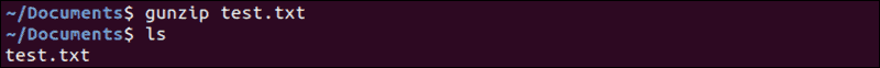 example file has been unzipped