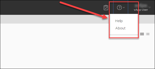 help link for vcloud director