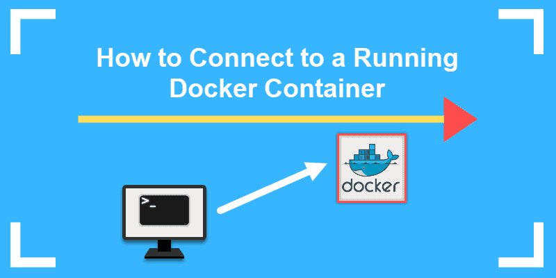 how to connect to a running docker container