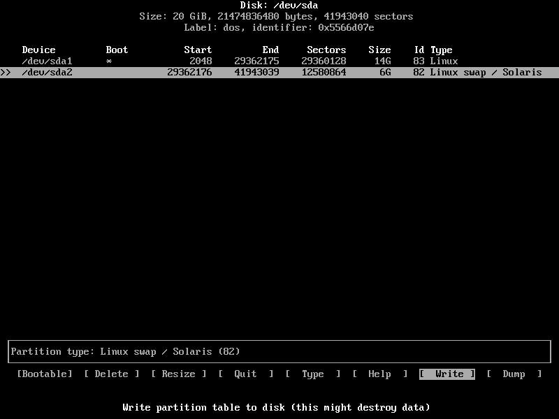 Confirm changes made to the drive