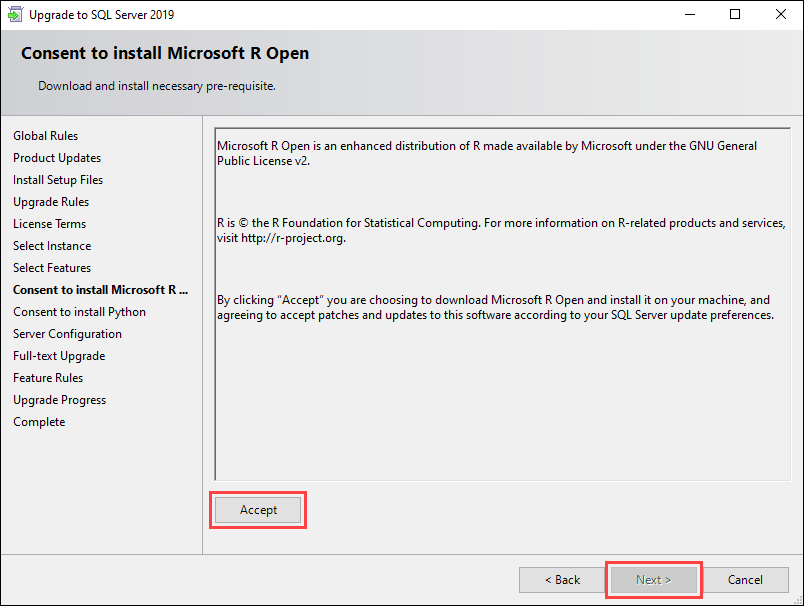Allow Microsoft R Open and Python to be installed