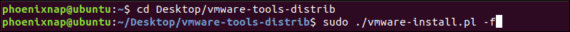 initiate installation process in Ubuntu