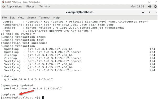 install git on centos 7