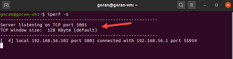 Use iPerf to run a ping test.