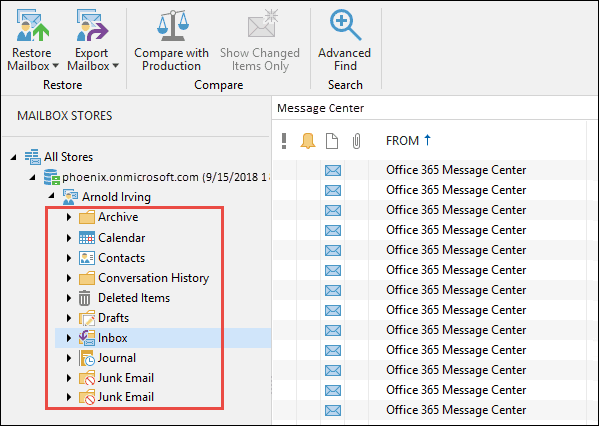 load backup database for microsoft exchange 3