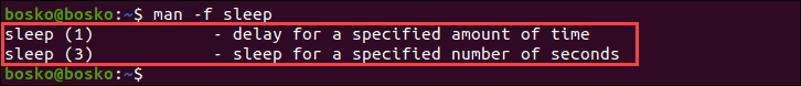 Look for man pages in Linux.