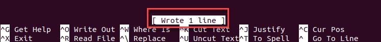 display of the number of text lines saved