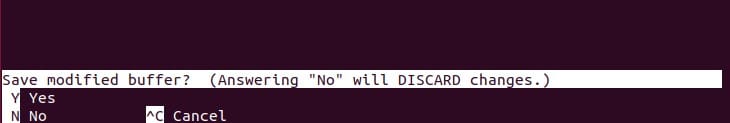 do you want to save of discard file