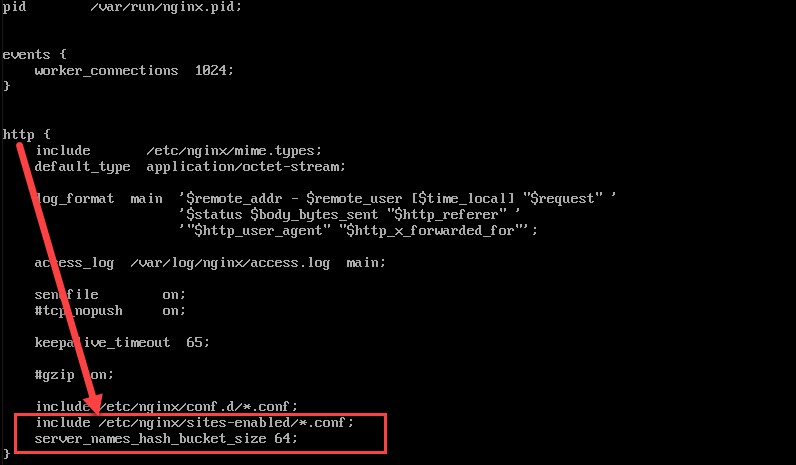 nginx configuration file