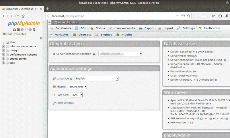 verify MariaDB service is working