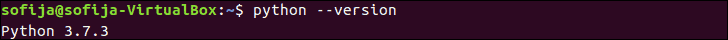 python version linux