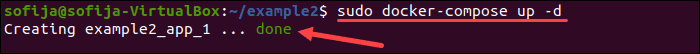 Run a web service inside a Docker container.