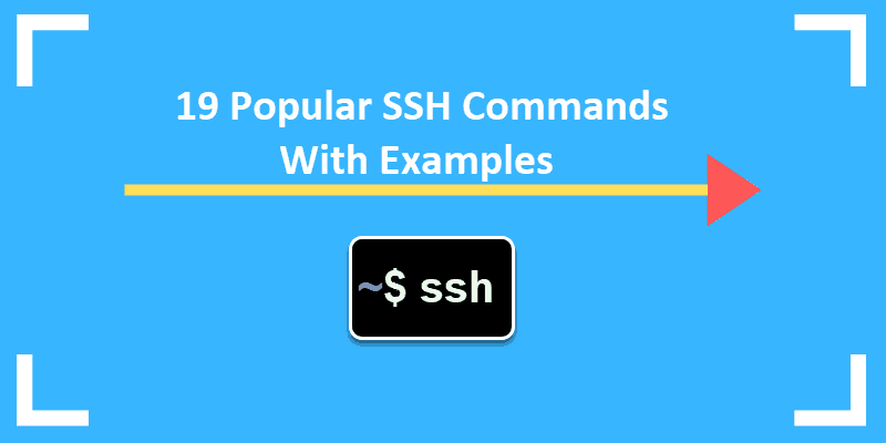 19 SSH Commands cheat sheet header
