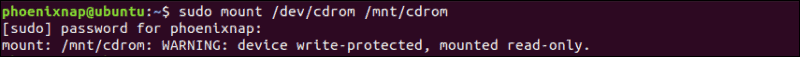 mount vmware-tools disk