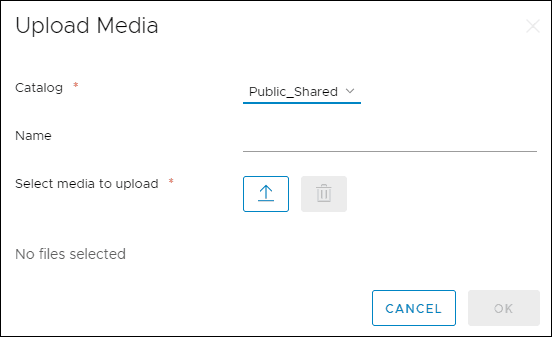 upload installation media in vcloud director