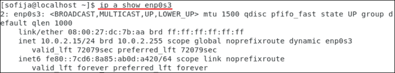 Validate you network settings on CentOS 7.
