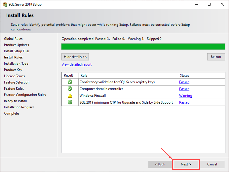 Fix any errors that might interfere with the installation