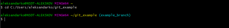 Use Git Bash to go to your project directory