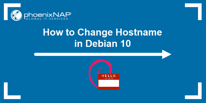 How to change hostname in Debian 10
