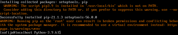 Compile source code for Python 3.