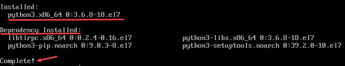 Install Python 3 on CentOS 7.