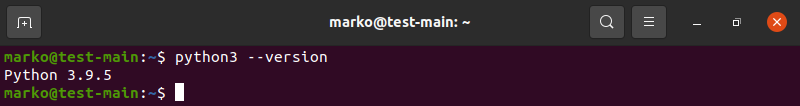 Confirming the successful change of Python 3 version in Ubuntu