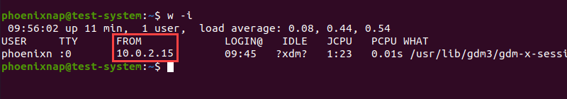 Displaying the user's IP address in the FROM field