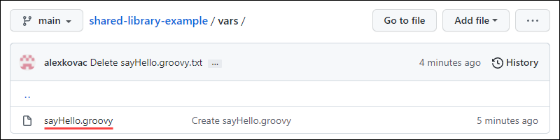 Add the Jenkinsfile to a Git repository
